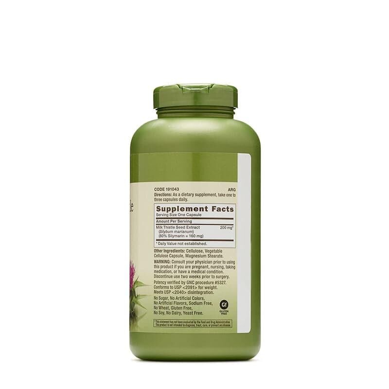 GNC健安喜乳薊高效清肝精華200mg 300粒｜孕期日常營養｜葉酸及孕期營養｜孕婦或備孕人士｜日常營養補充