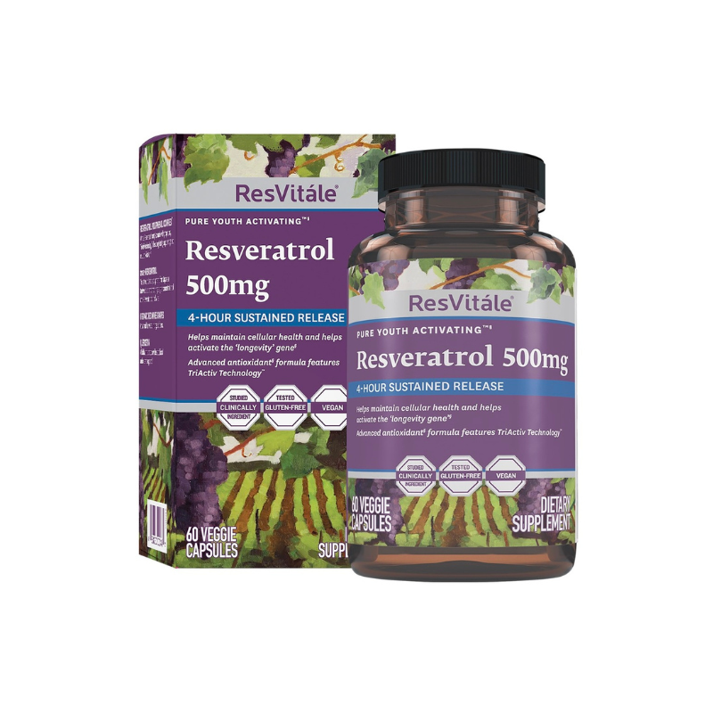萬寧版 GNC Resvitale 白藜蘆醇 (長效配方) 500mg 30粒｜日常健康支援｜精選營養成分