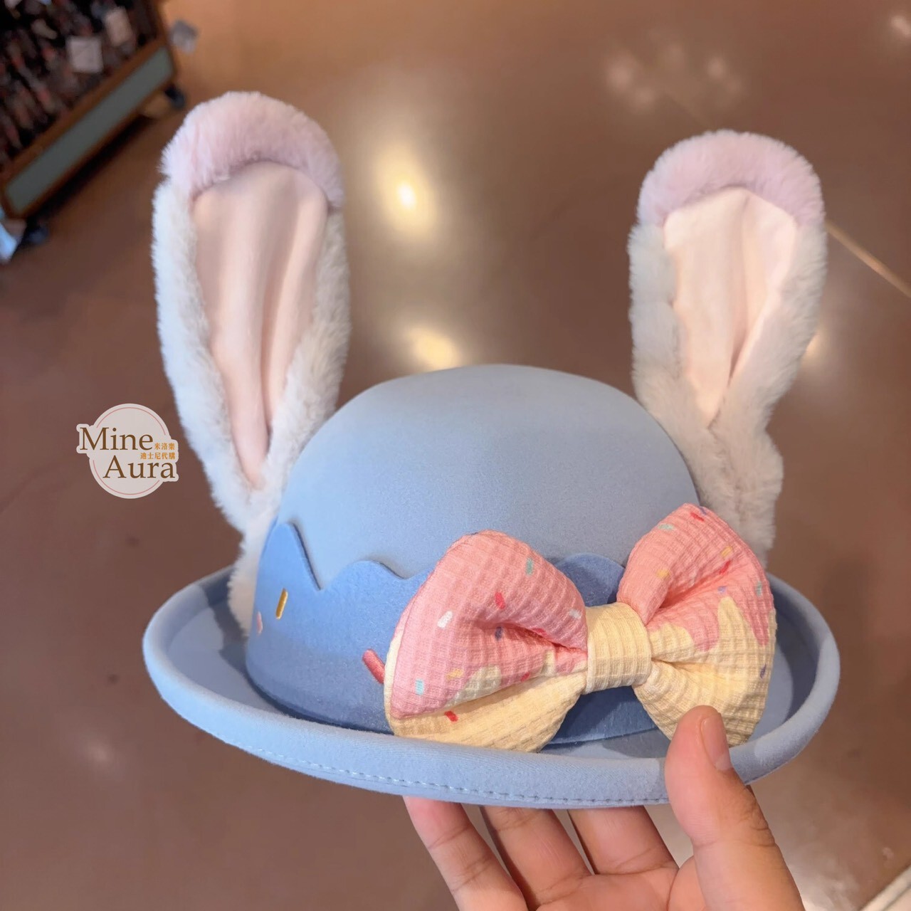 2026 夏日 動物方城市 Zootopia 哈茱蒂 Judy 兔 立體耳朵 造型帽 帽子 -上海迪士尼樂園