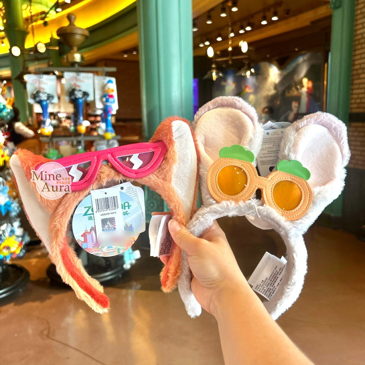 2026 夏日 動物方城市 Zootopia 哈茱蒂 Judy 兔 立體耳朵 造型 髮圈 髮箍 -上海迪士尼樂園
