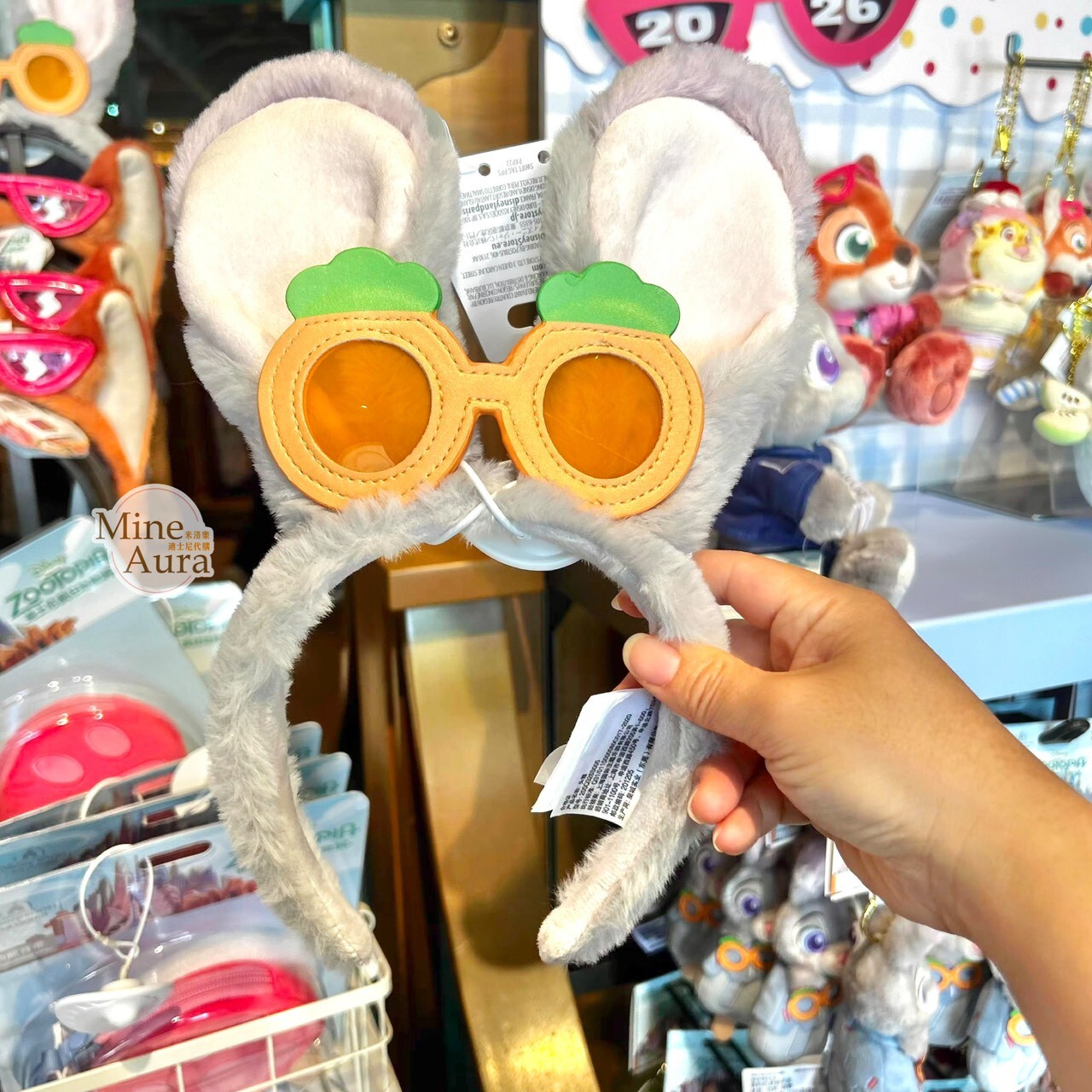 2026 夏日 動物方城市 Zootopia 哈茱蒂 Judy 兔 立體耳朵 造型 髮圈 髮箍 -上海迪士尼樂園