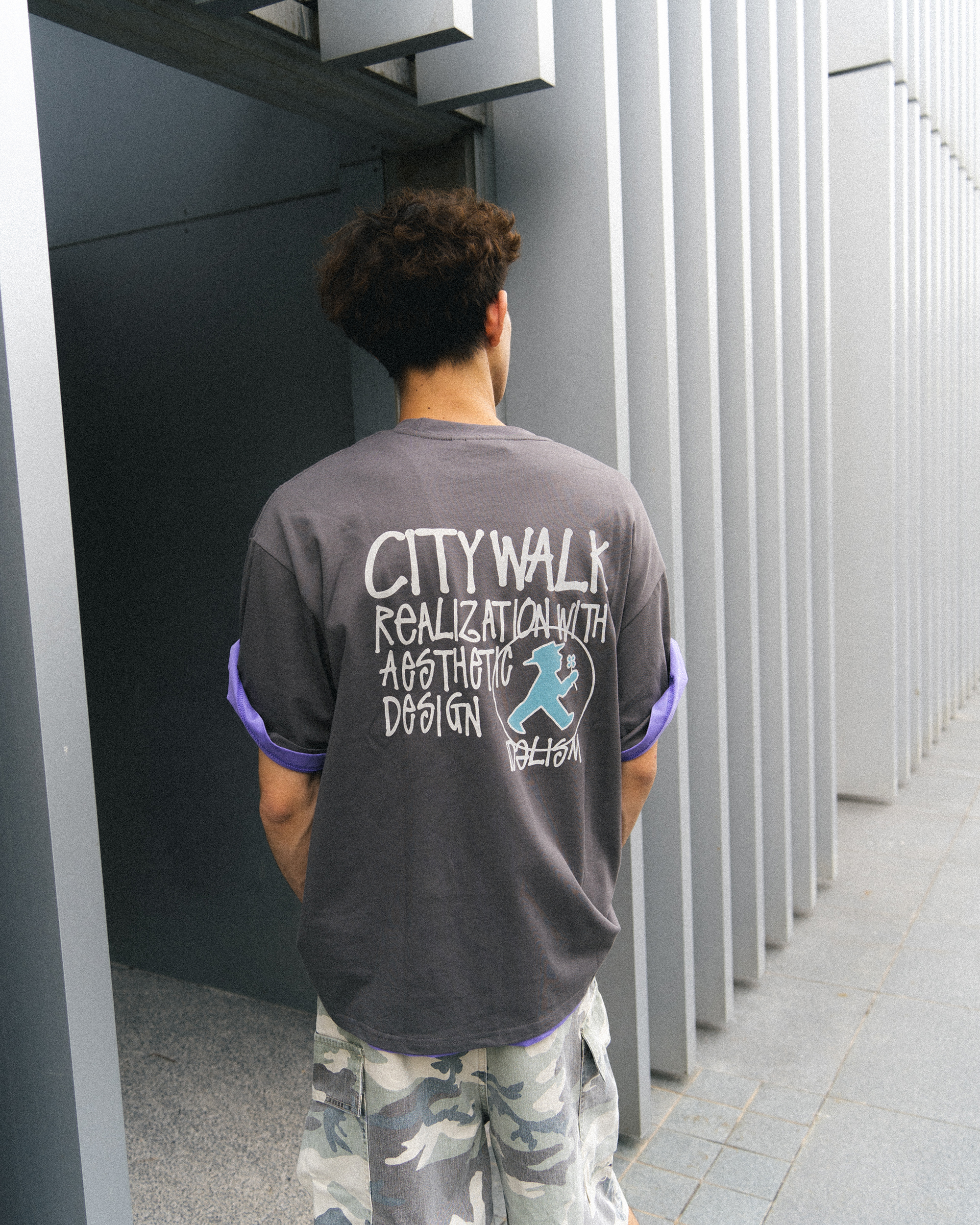 IDEALISM IDE City Walk Tee 小人物 短袖 三色