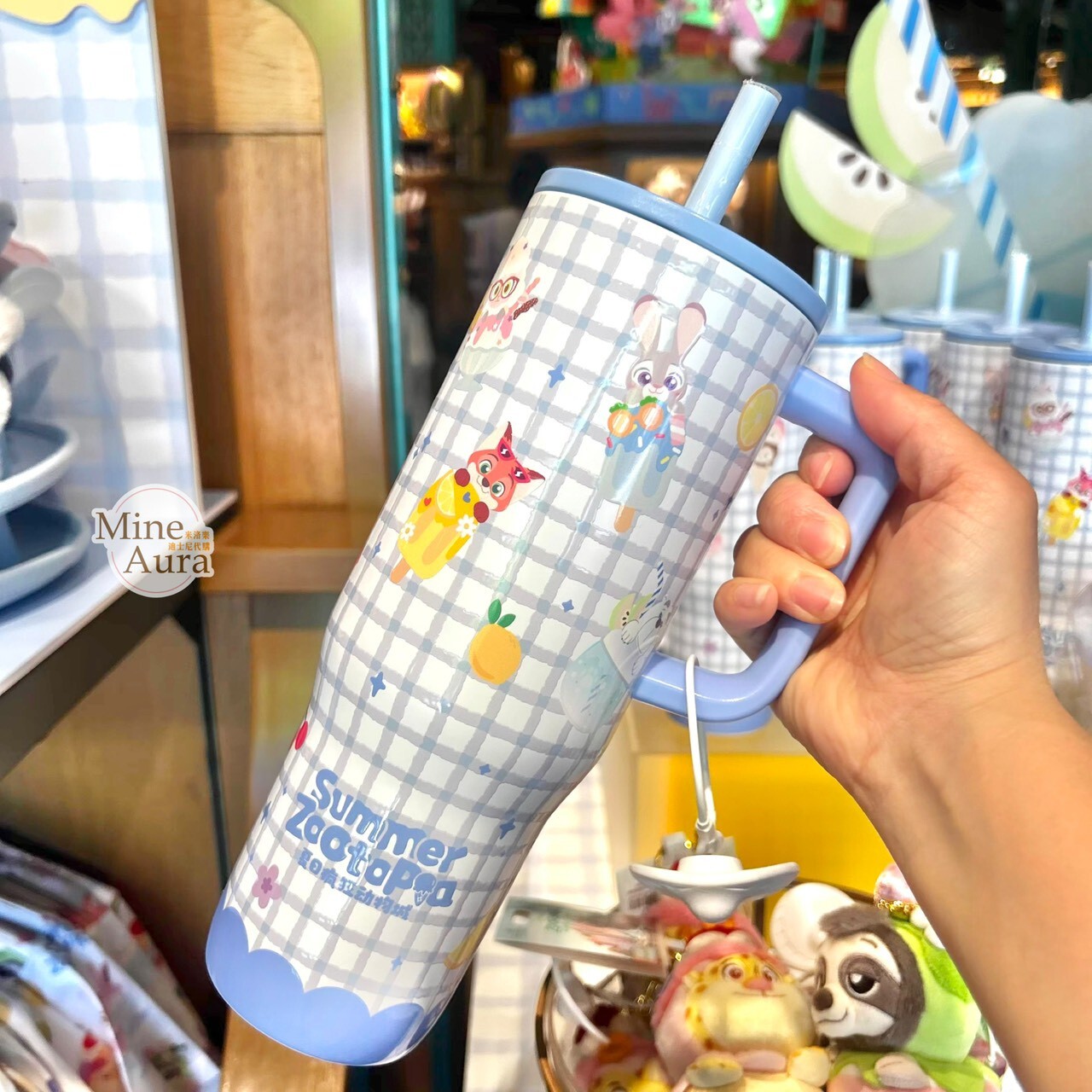 2026 夏日 動物方城市 Zootopia 大容量 吸管 水杯 -上海迪士尼樂園
