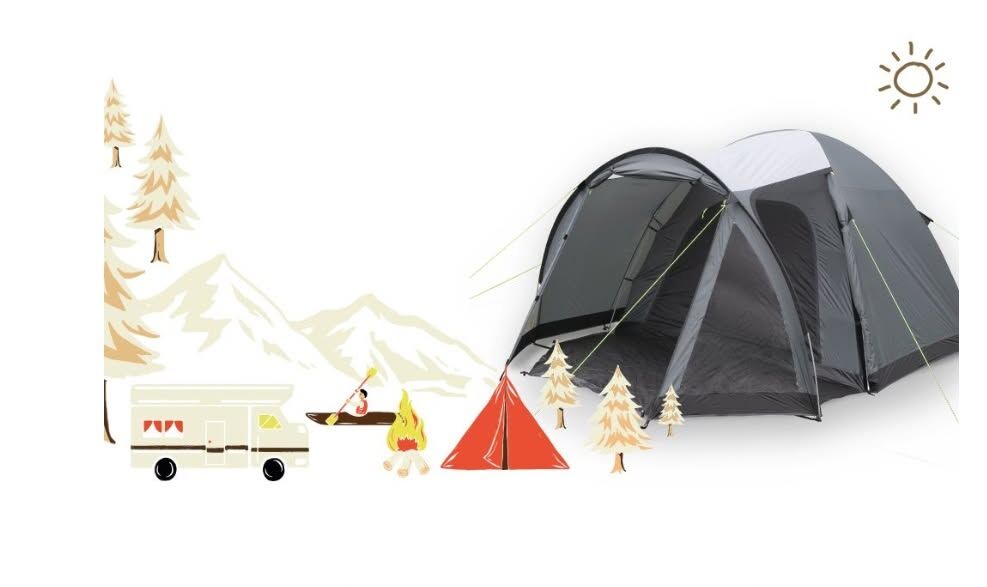 Kampa Brighton 3｜3人帳  輕便英國帳