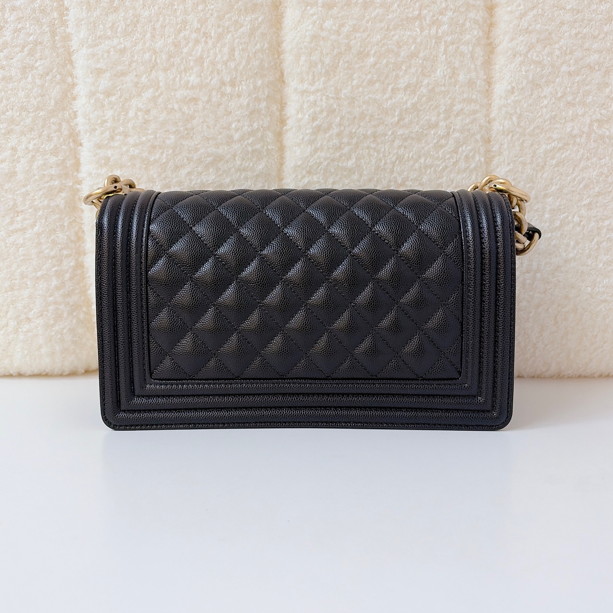 Chanel Boy Chanel Flap Bag - Black / GHW