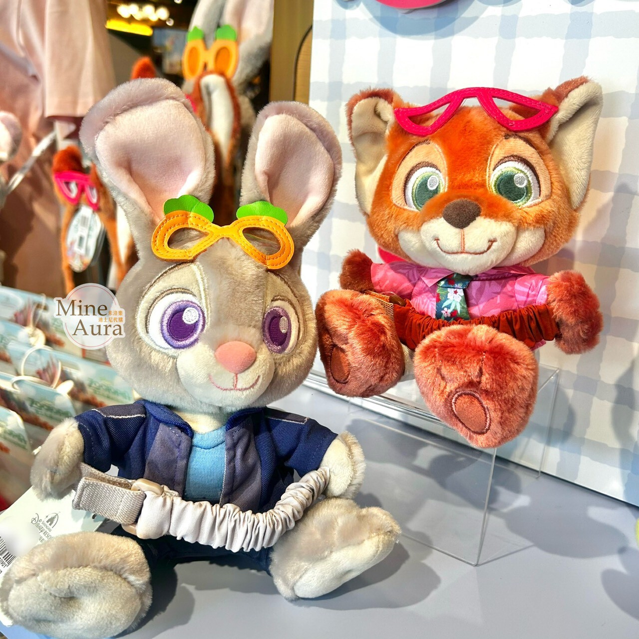 2026 夏日 動物方城市 Zootopia 哈茱蒂 Judy 兔 絨毛 造型 窗簾束帶 窗簾綁帶 -上海迪士尼樂園