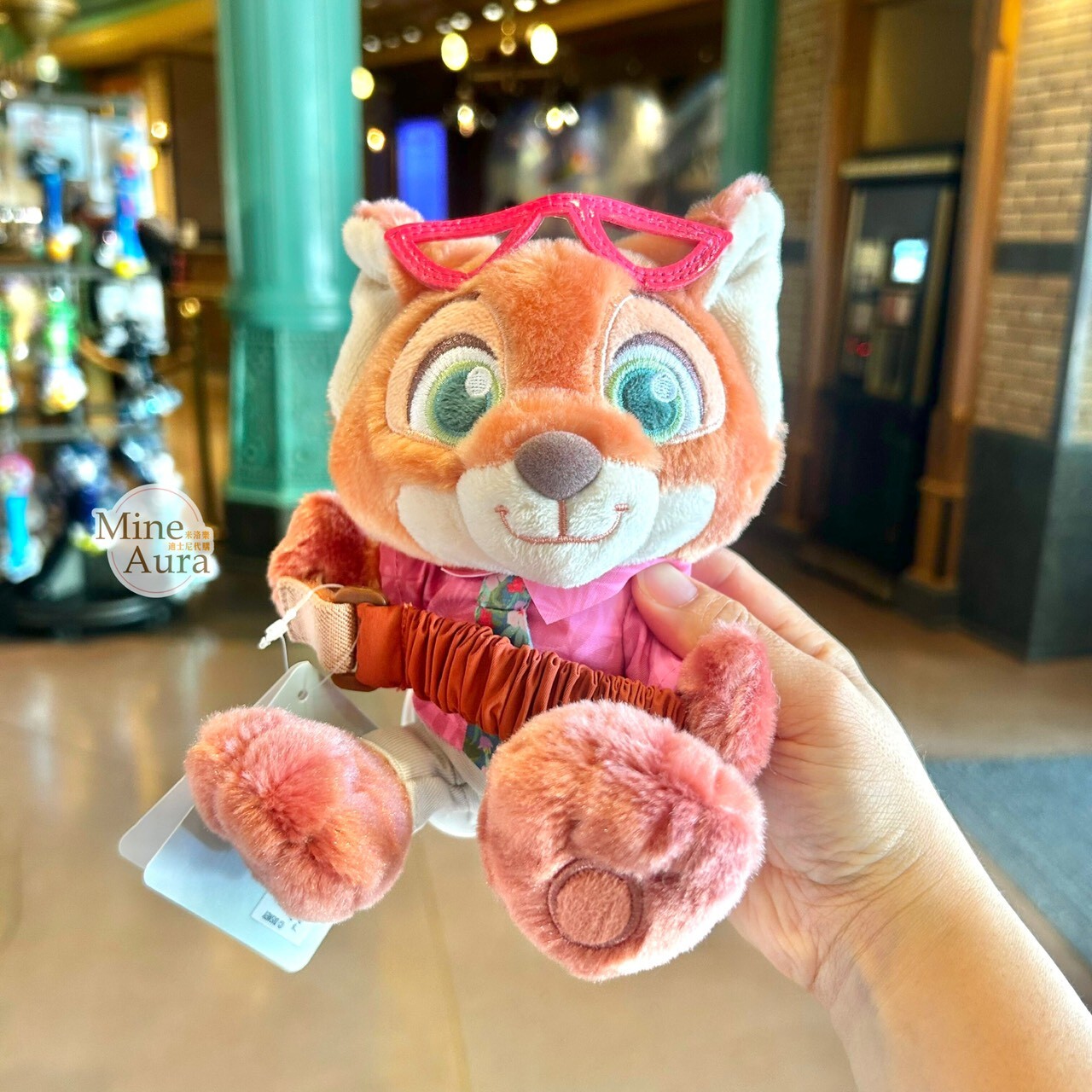 2026 夏日 動物方城市 Zootopia 胡尼克 Nick 狐狸 絨毛 造型 窗簾束帶 窗簾綁帶 -上海迪士尼樂園