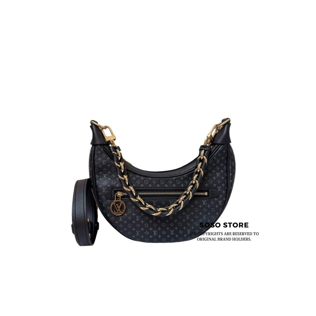 LOUIS VUITTON Loop- Black / GHW
