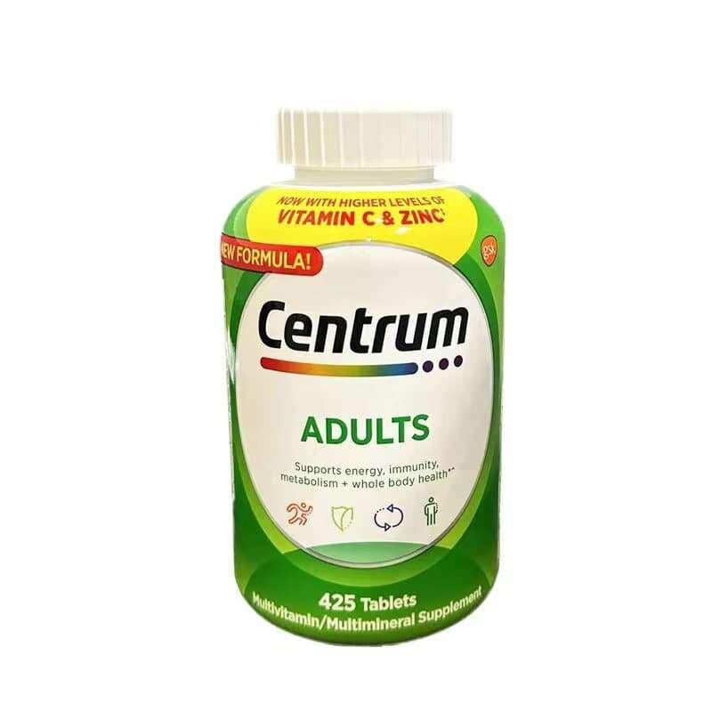 美國進口 Centrum善存成人男女士多種覆合維生素礦物質 家庭裝425粒(新包裝)｜孕期日常營養｜澳洲保健品