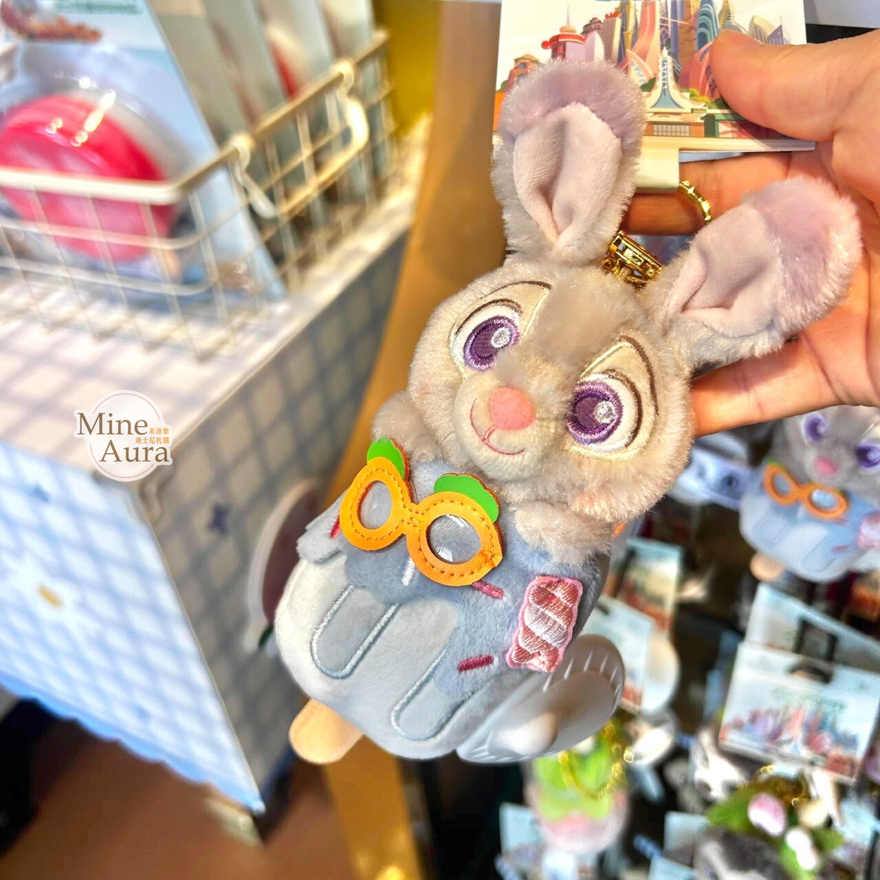 2026 夏日 動物方城市 Zootopia 哈茱蒂 Judy 兔 狐狸 絨毛 鑰匙圈 吊飾 -上海迪士尼樂園