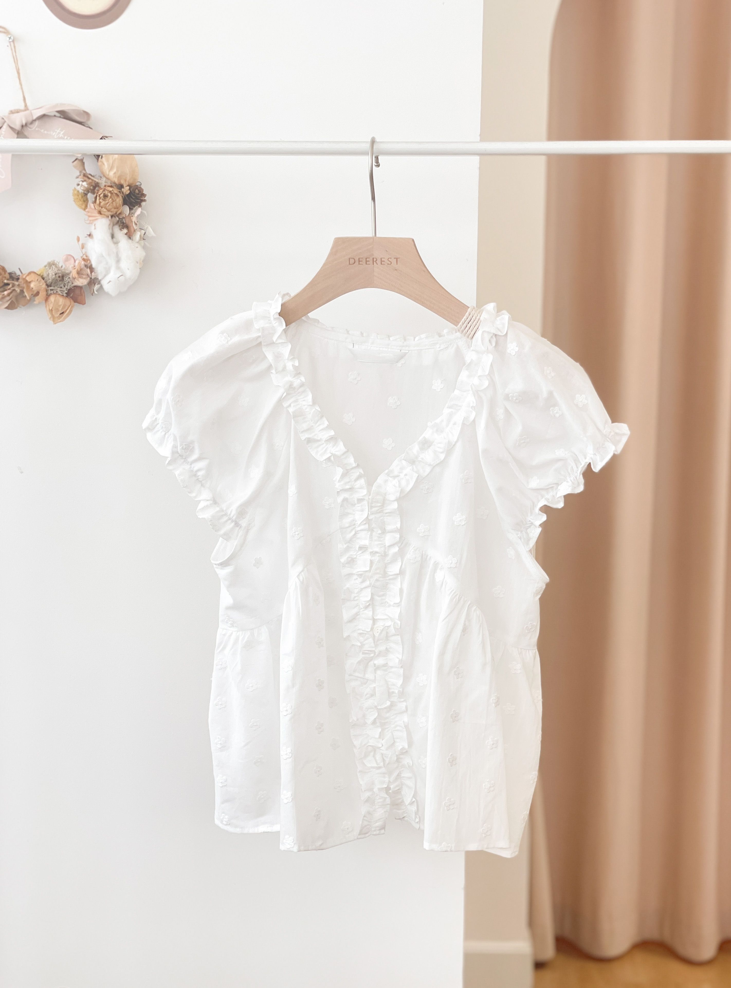 T1577 Blooming Elle Ruffles Blouse
