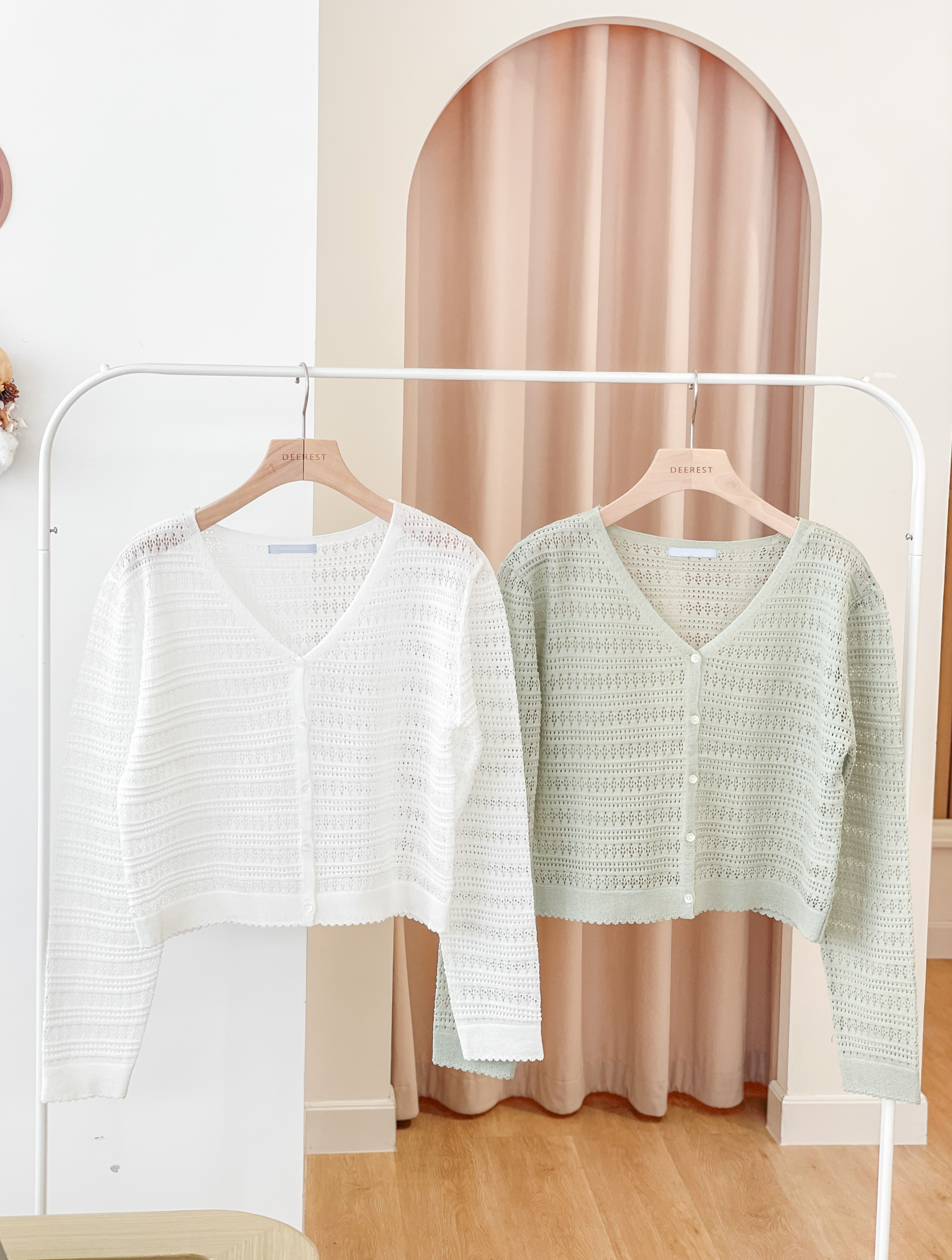 JK298 Aura Open-knit Cardigan