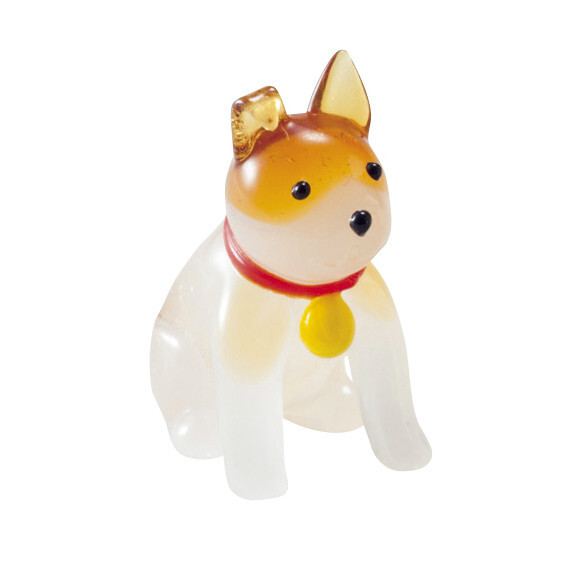 廣田硝子-玻璃小犬擺設
