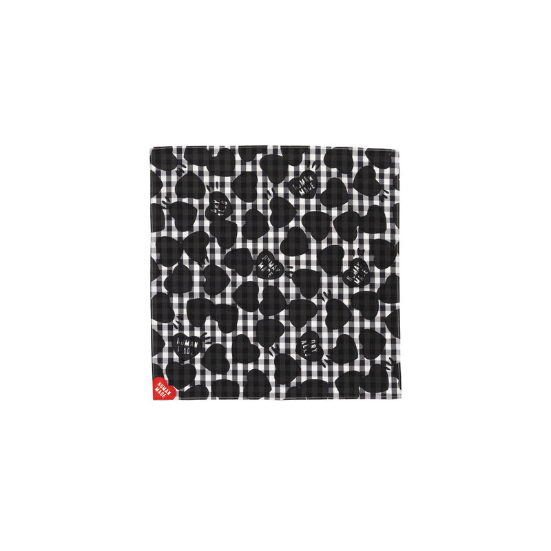 2026SS HUMAN MADE HANDKERCHIEF 頭巾 領巾 方巾 手帕 愛心 格紋 現貨 HM31GD113
