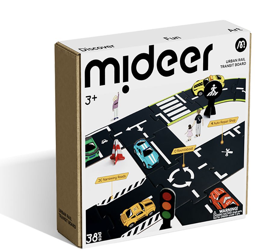 MiDeer 雙面場景軌道拼圖 38pcs