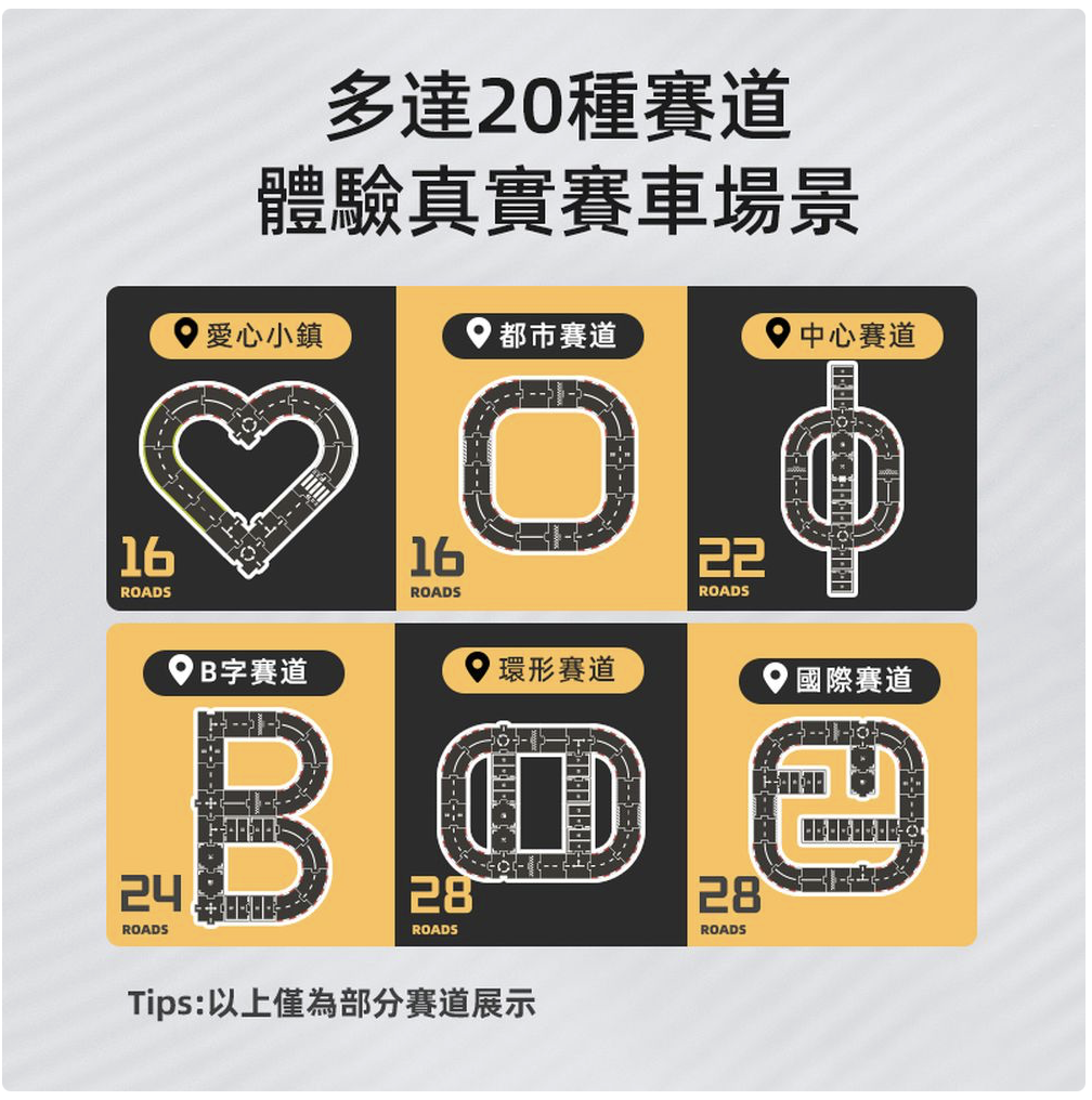 MiDeer 雙面場景軌道拼圖 38pcs
