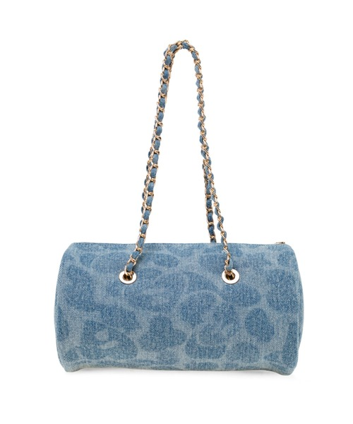 2026SS A BATHING APE BAPE APEE CAMO LASER PRINTED MINI HANDBAG #2 Y2K 甜酷風  牛仔 迷彩 圓筒包 手提包 現貨 CM20289309