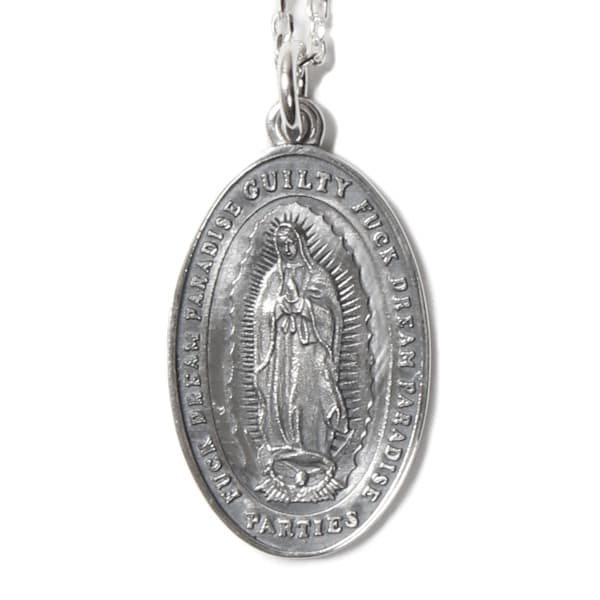 2026SS WACKO MARIA MEDAI NECKLACE ( TYPE-1 ) 聖母瑪利亞 十字架 純銀 項鍊 現貨 WMGP-NL01