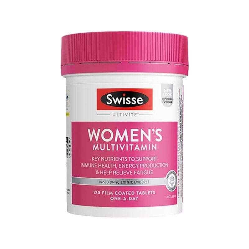 Swisse - 女士複合維他命 120粒｜腸道及消化健康｜益生菌菌種｜成年人｜日常營養補充｜澳洲保健品