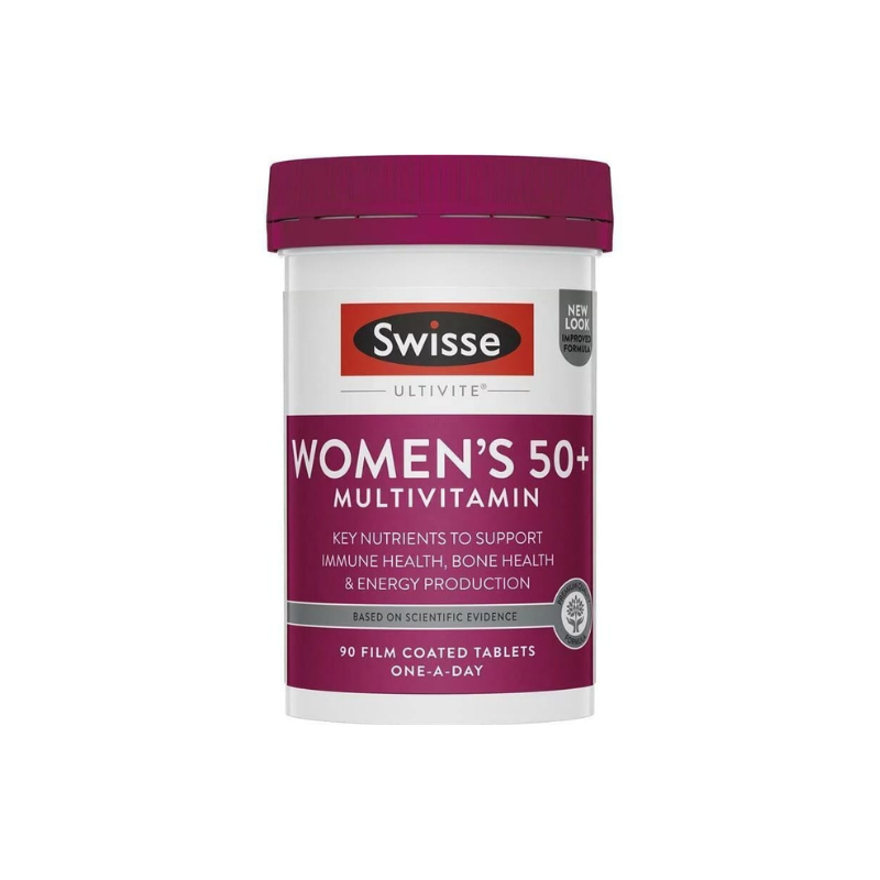 SWISSE- Ultivite 50+ 歲以上女性多元維他命 90粒｜泌尿道日常健康｜蔓越莓萃取｜成年女士