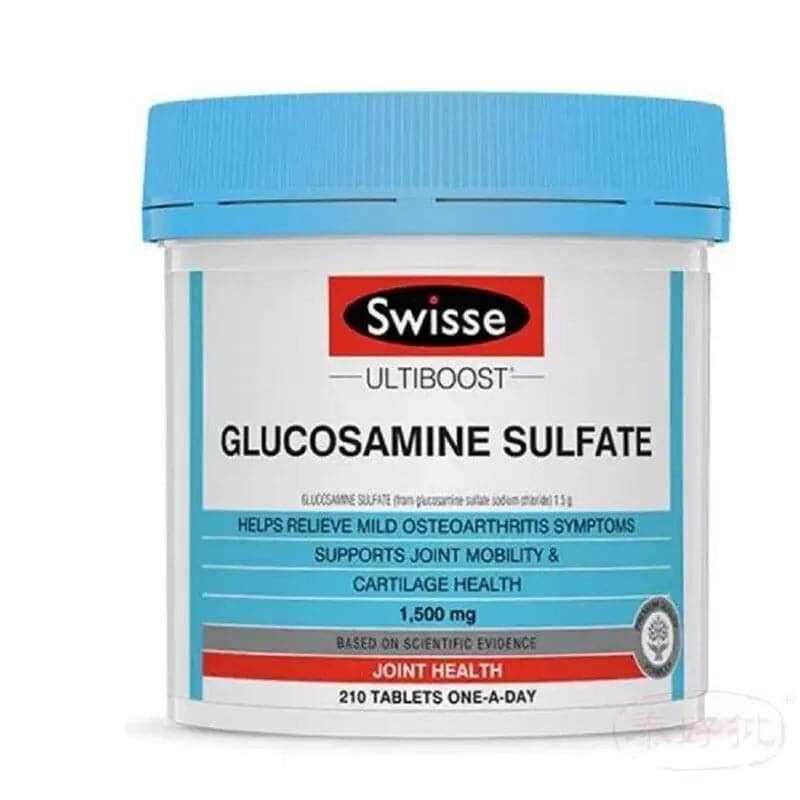 Swisse Ultiboost 硫酸葡萄糖胺 1,500毫克 210片｜關節靈活及活動力｜葡萄糖胺及軟骨素