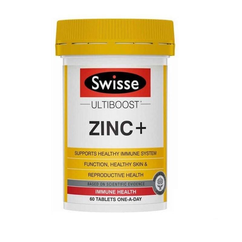 SWISSE ULTIBOOST鋅+ 60粒｜免疫系統健康｜維他命C｜成年人｜日常營養補充｜澳洲保健品