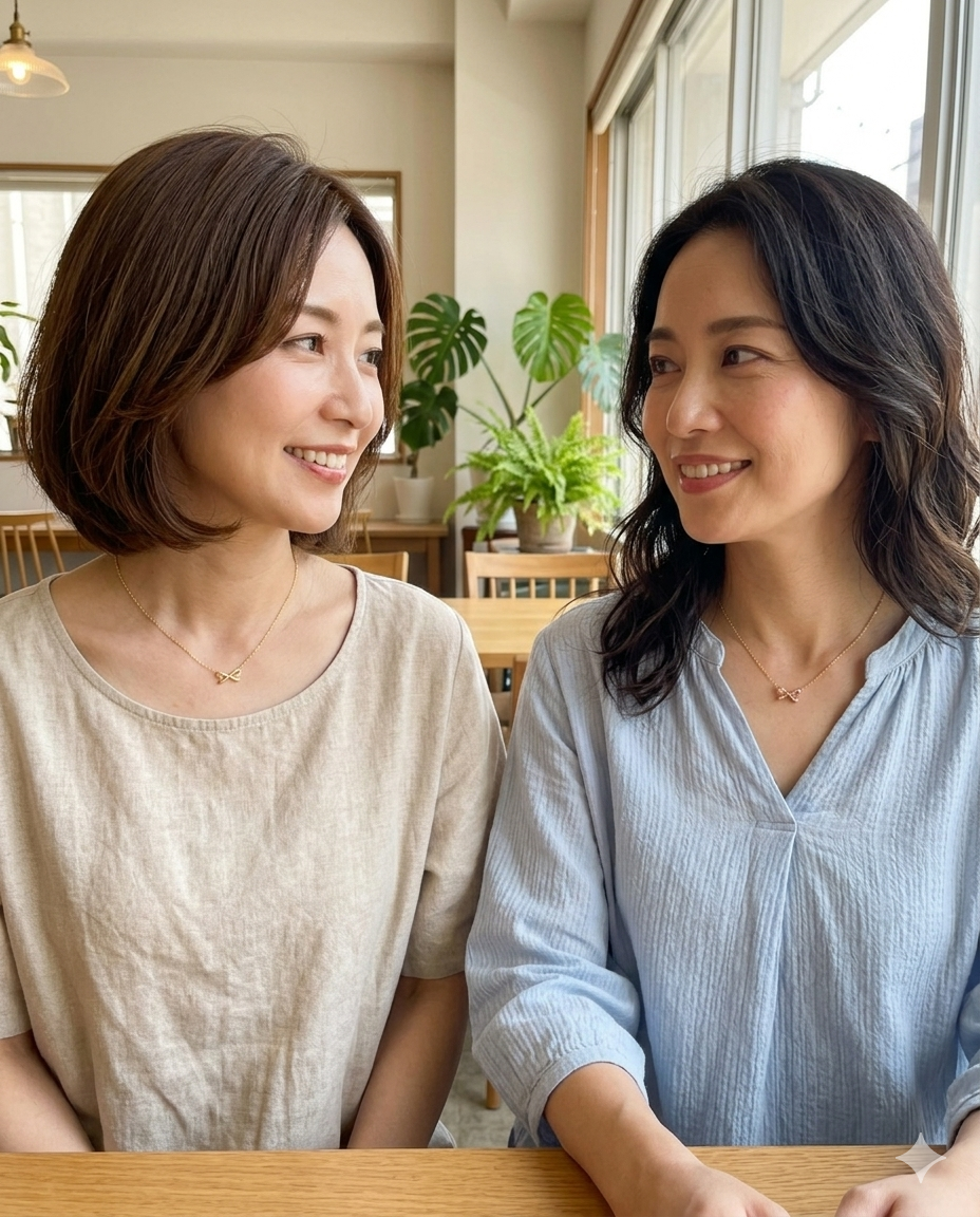 [日本制] 蝴蝶結閃石頸鏈