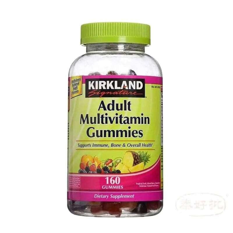 Kirkland Signature成人復合維生素 160粒軟糖｜腸道及消化健康｜益生菌菌種｜成年人