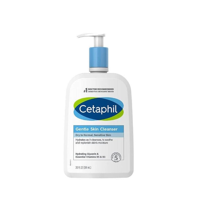 Cetaphil 舒特膚 溫和潔膚乳 591ml｜藍色泵裝｜醫生推薦｜濕疹及敏感肌膚適用｜日常健康支援
