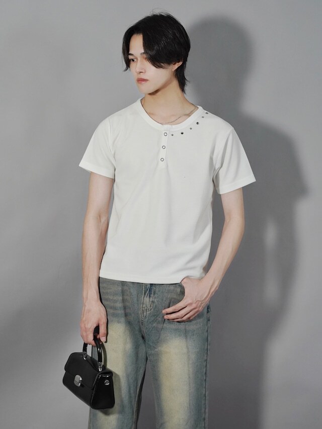 Monarch Studded Short-Sleeve T-Shirt