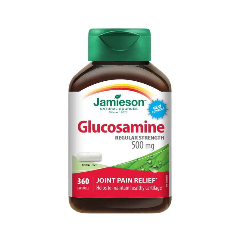 加拿大版 Jamieson Glucosamine 健骨葡萄糖胺 500 毫克 360粒｜關節靈活及活動力