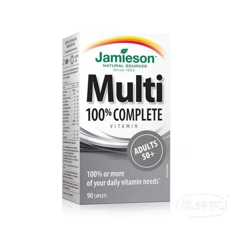 加拿大版 Jamieson 100% COMPLETE MULTIVITAMIN ｜ ADULTS 50+