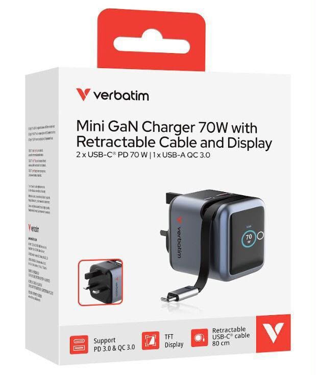 Verbatim 31 866 Mini GaN Charger 70W
