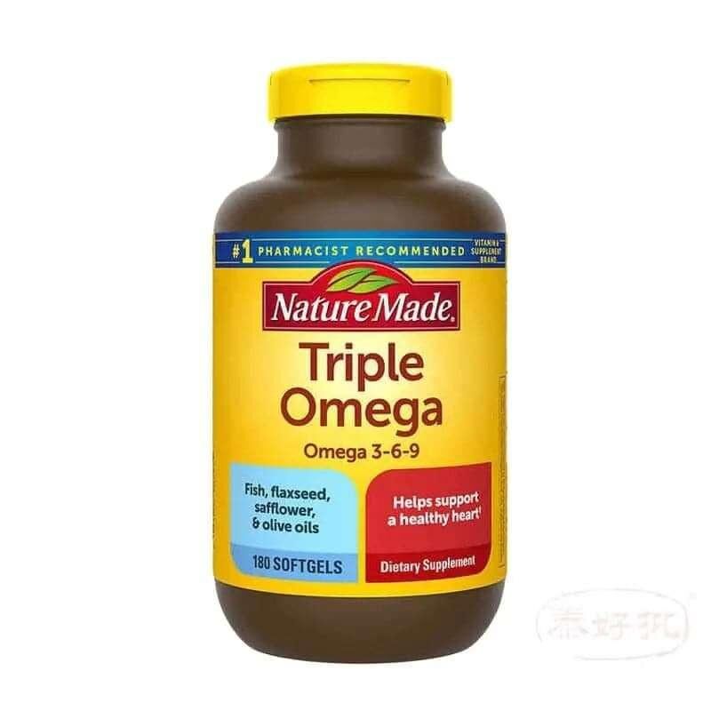 美國🇺🇸Nature Made萊萃美 Triple Omega3-6-9 3倍歐米加+亞麻籽油+紅花+橄欖油