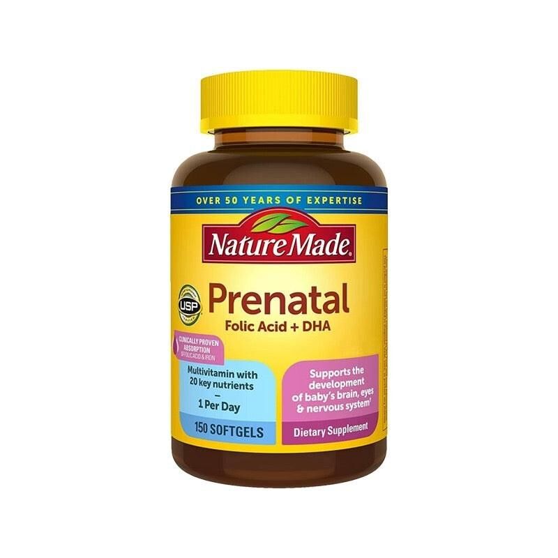 Nature Made NatureMade 新版 - 萊萃美 孕婦綜合維生素+DHA 150粒液態軟膠囊（孕
