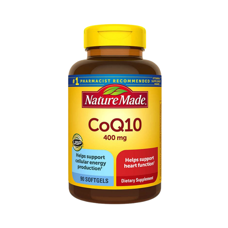 美國Nature Made 輔酶Q10 400毫克 90粒軟膠囊｜心臟及細胞能量｜成年人｜日常營養補充
