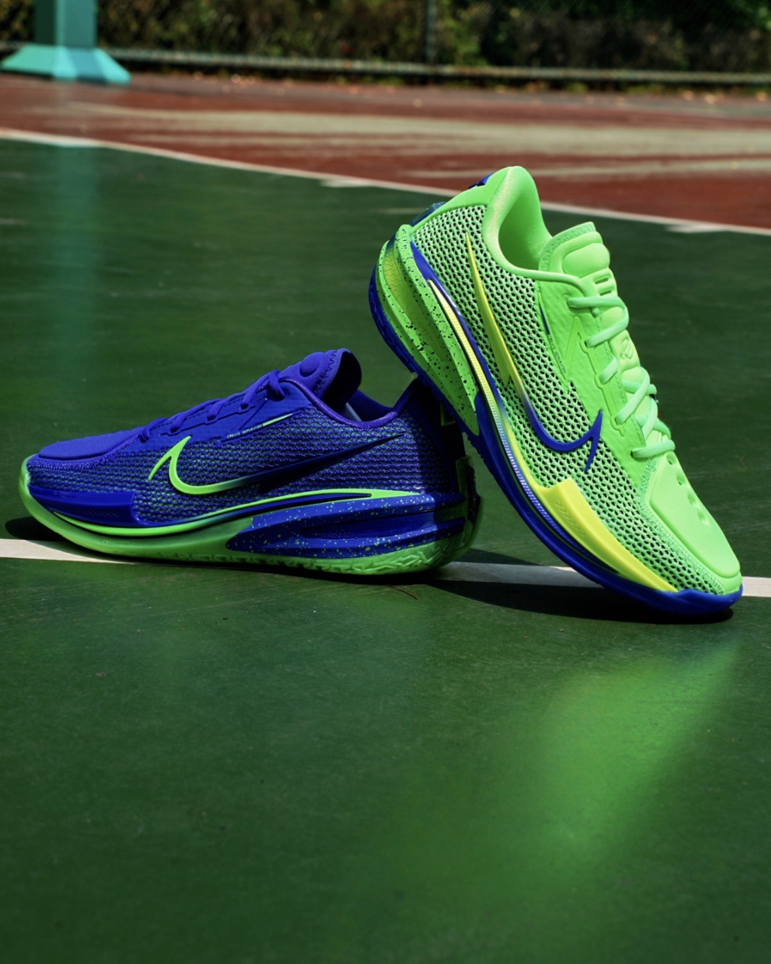 （海外連線代購）男鞋 NIKE AIR ZOOM G.T. CUT EP  Sprite 雪碧配色 藍綠色 鴛鴦 實戰 籃球鞋【CZ0176-301】GTCUT1