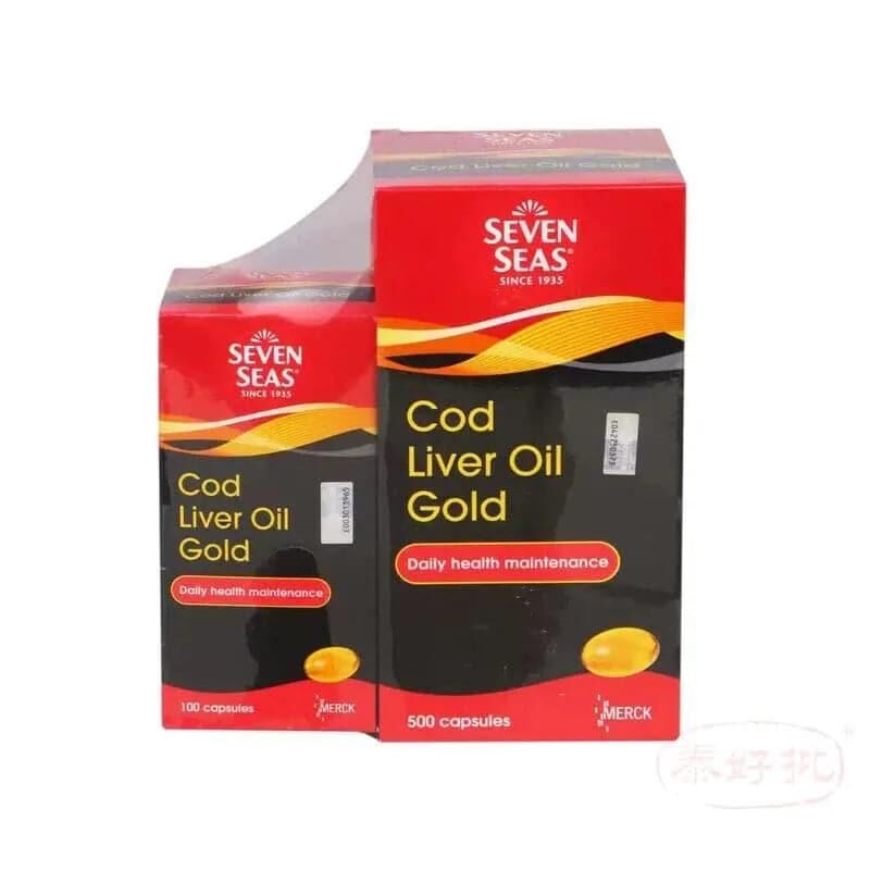 英國版 Seven seas cod liver oil 500+100 's｜肝臟日常健康｜奶薊草