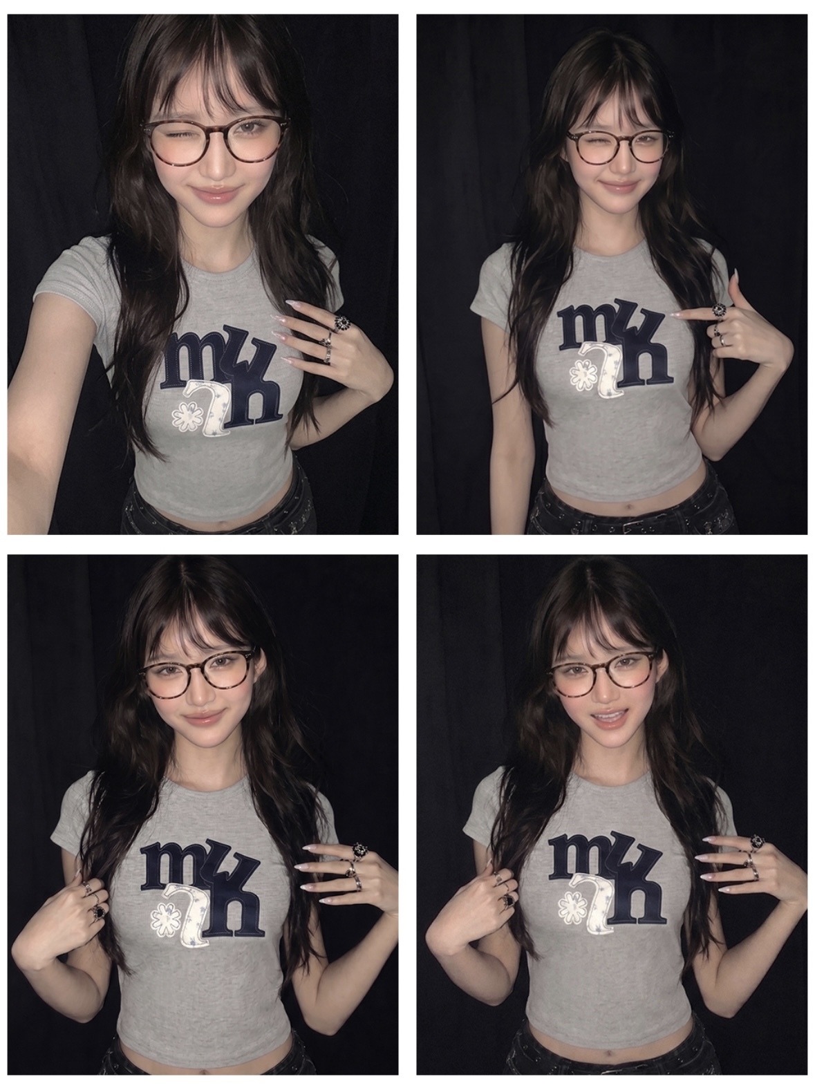 Muahmuah A-Flower Patch Top