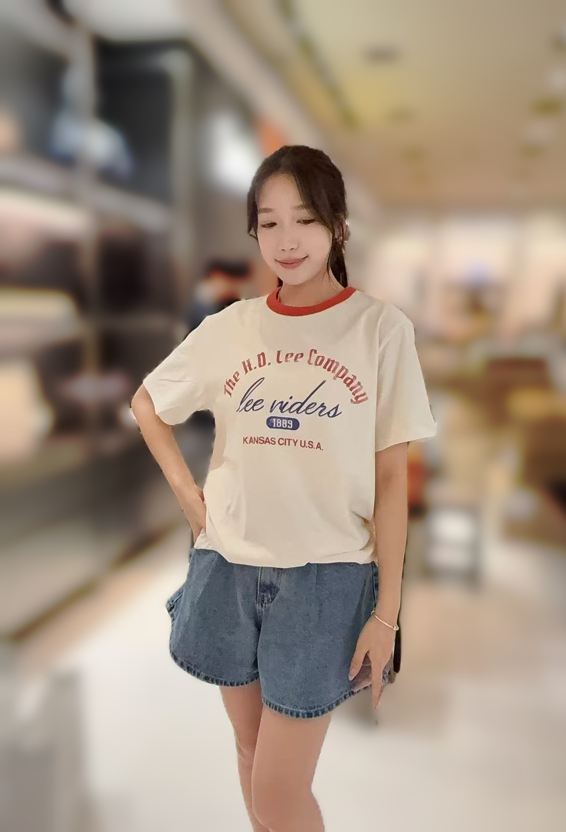 LE06 男女同款S:42 長26 M胸43 長27 L胸44 長28 XL胸46 長28.5 $229