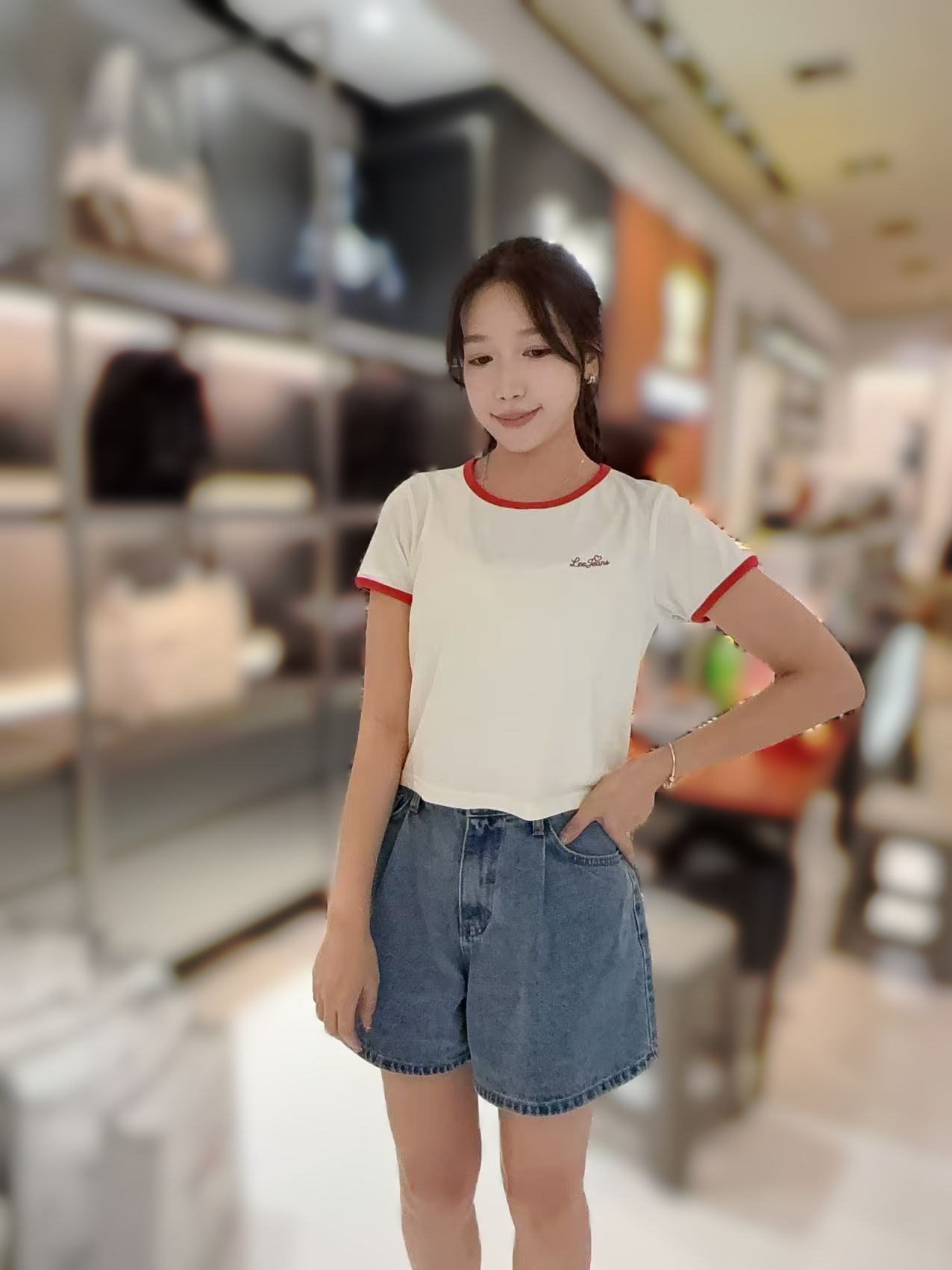 LE14 S:胸35 長18  胸36 長18.5 $219