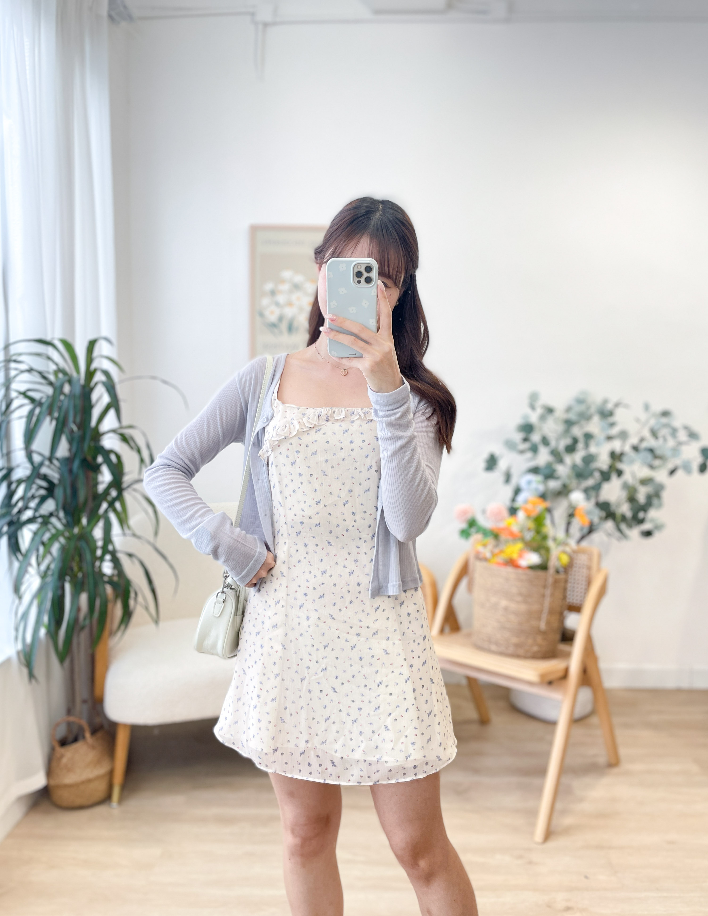 OP712 Sunny Dream Floral Slip Dress