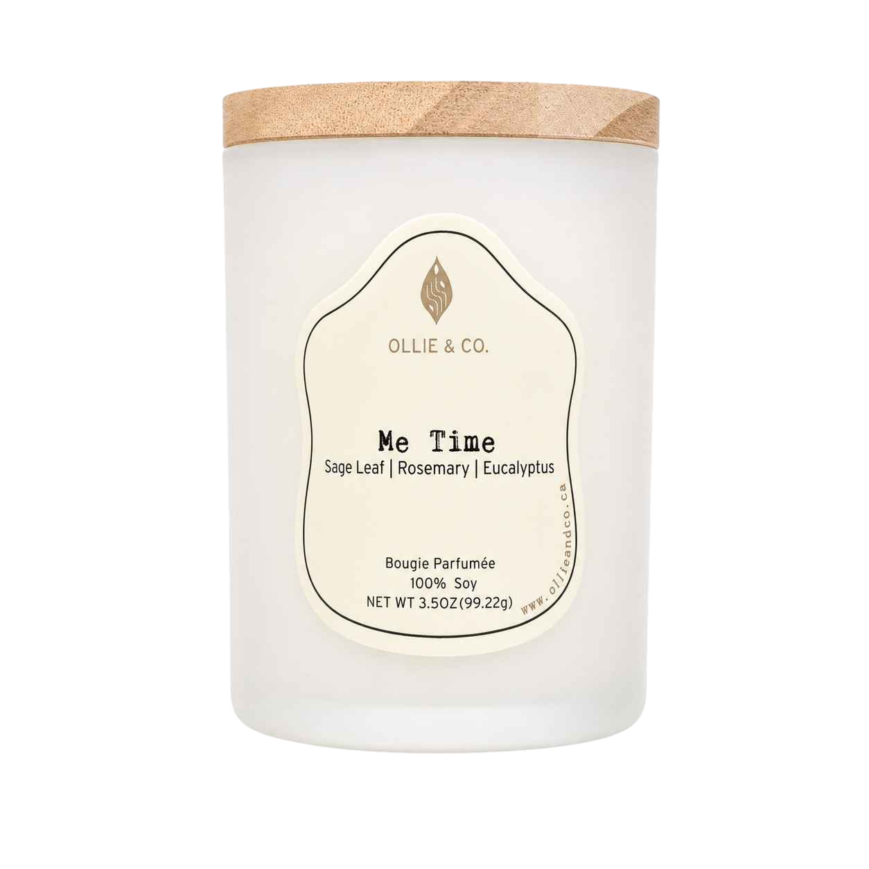 【Ollie & CO.】草本香調香氛蠟燭 (鼠尾草葉、迷迭香、尤加利) 100g | Me Time 3.5oz  草本