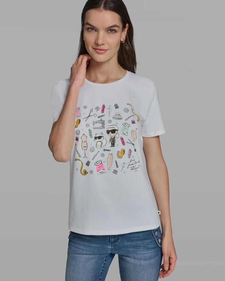 【預購】Karl Lagerfeld H0620511 女裝短袖上衣