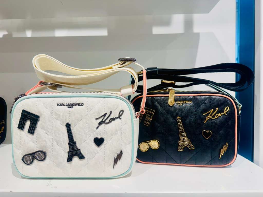 【預購】Karl Lagerfeld H0620516 巴黎扣針Maybelle斜孭袋