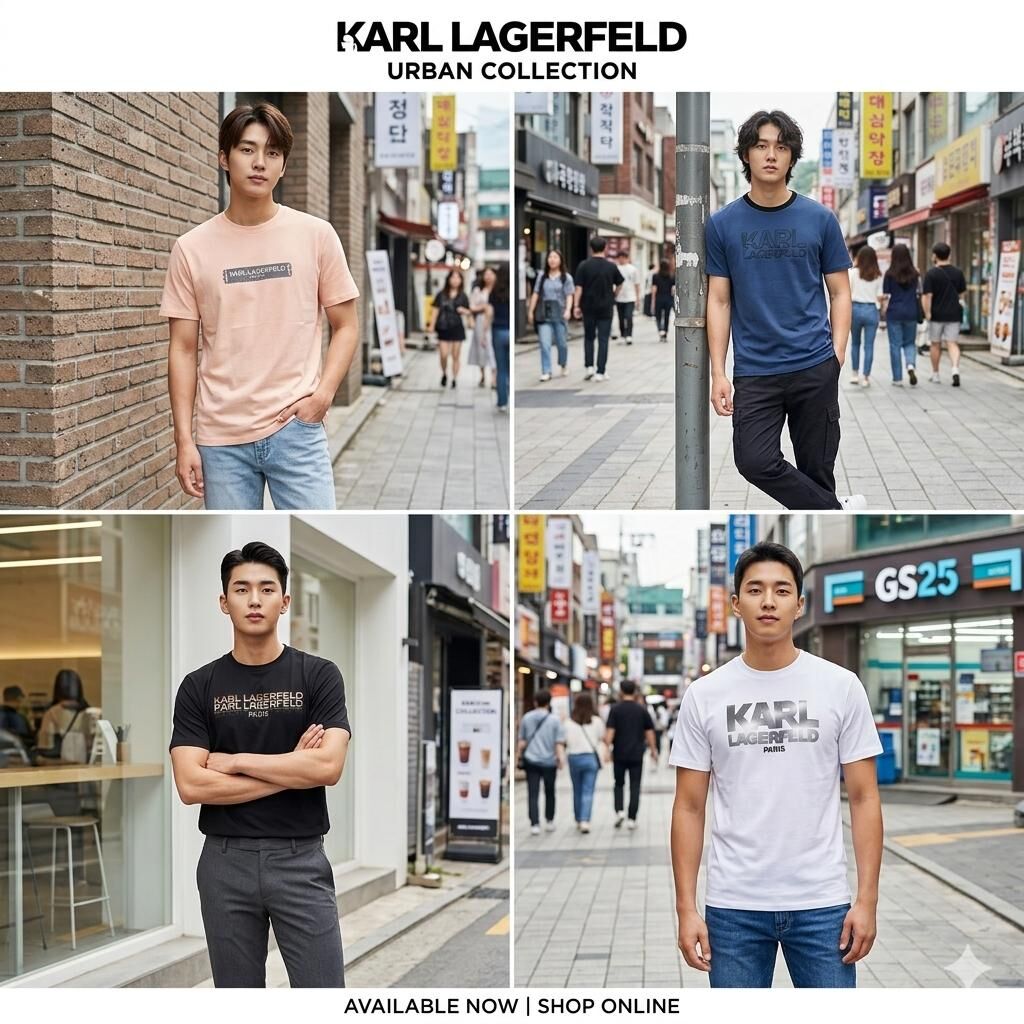 【預購】Karl Lagerfeld H0620500 男裝短袖上衣