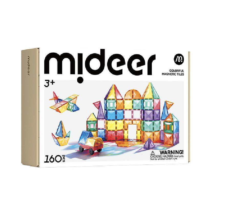 MiDeer - 多彩透光磁力片 160片