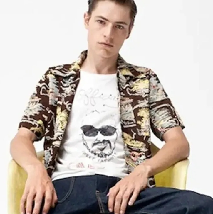 ON SALE : VISVIM DUKE SHIRT SUNSHINE S/S (COTTON/RAYON) - BROWN IN STOCK NOW (現貨發售中)