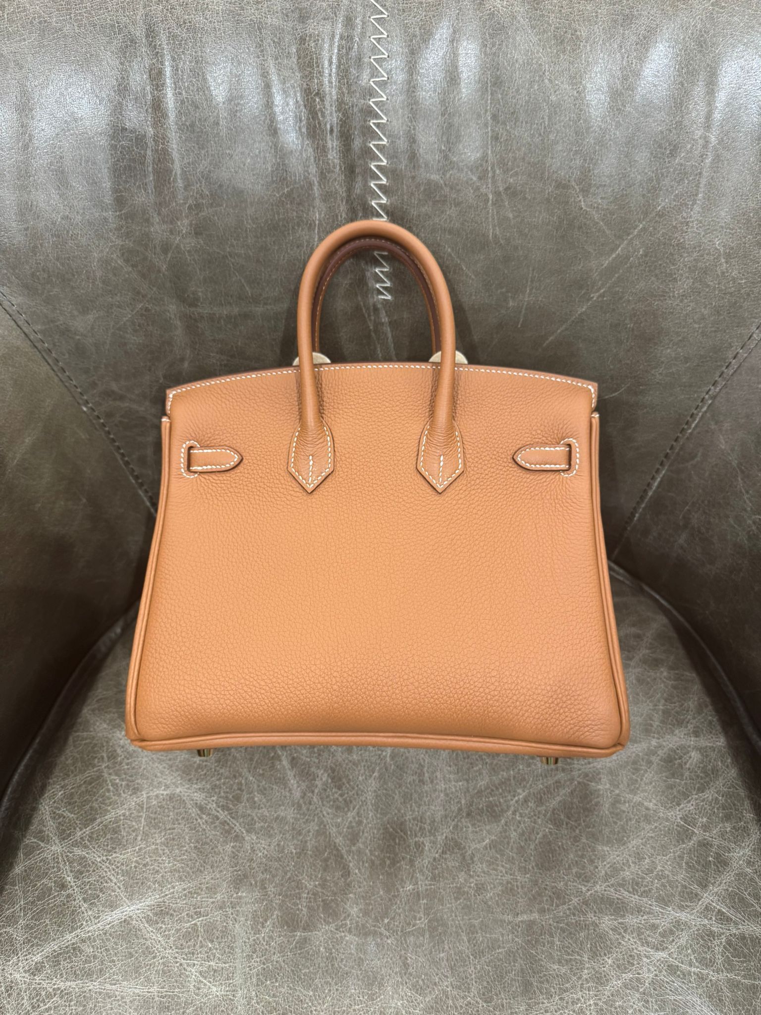 Birkin 25 37 gold cc togo G