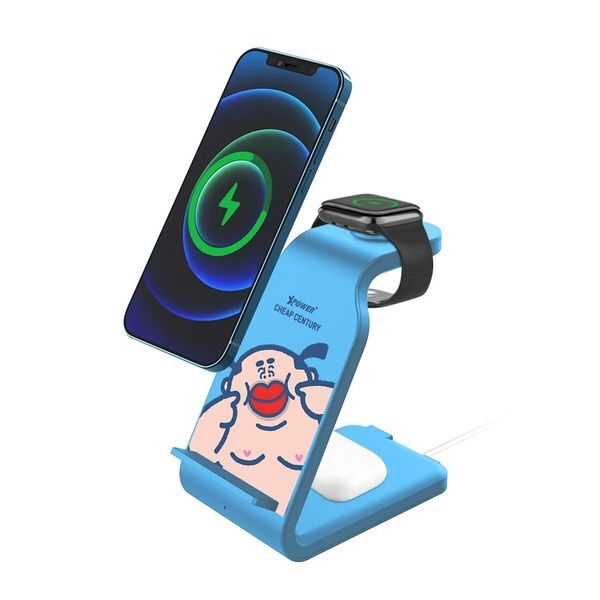 (暑假限時優惠)XPower x 大麻成 WLS6 4合1多功能無線充電器